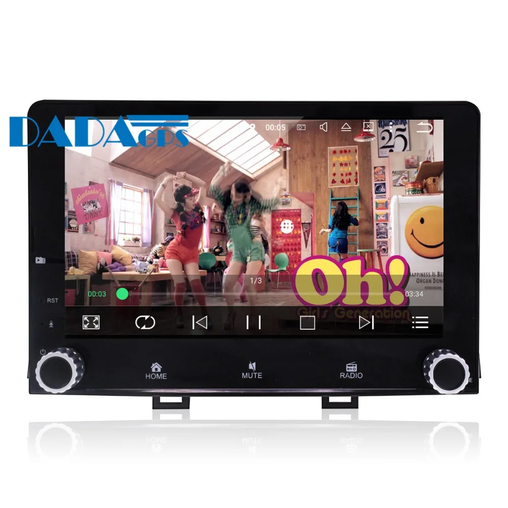 Discount Newest 2 DIN Android 8.0 Car Radio GPS Navigation Vehicle for KIA RIO 2017 2018 Car no DVD Player Stereo Multimedia Radio Audio 5