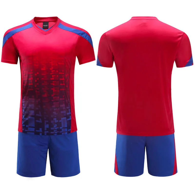 Football Sets Shorts Sleeve Top and Jersey Training Suit Clothes Set