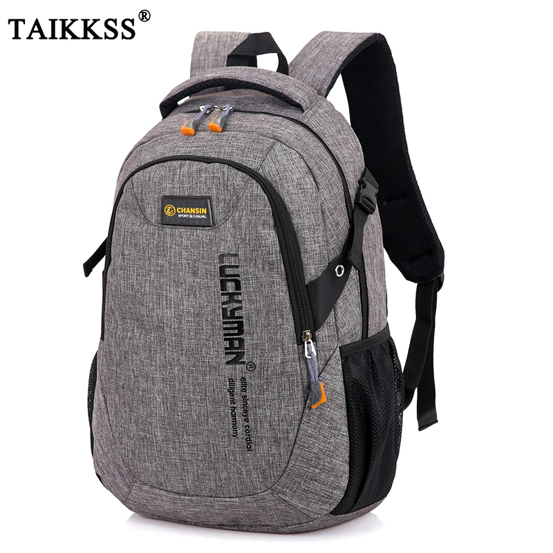 

2019 New Fashion Men's Backpack Bag Male Polyester Laptop Backpack Computer Bags high school student college students bag male