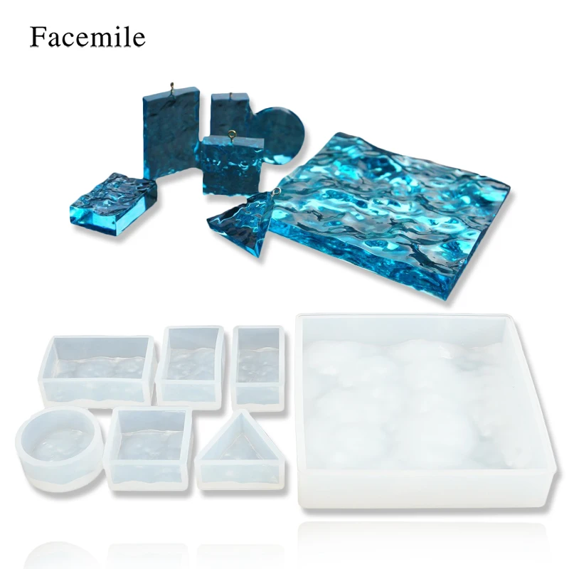 Facemile 7 силиконовых форм для самостоятельного изготовления ювелирных украшений