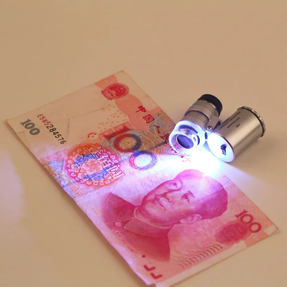 

Mobile Phone Microscope Magnifier Micro Lens 60X Optical Zoom Telescope LED Lens For iPhone 4G/4S