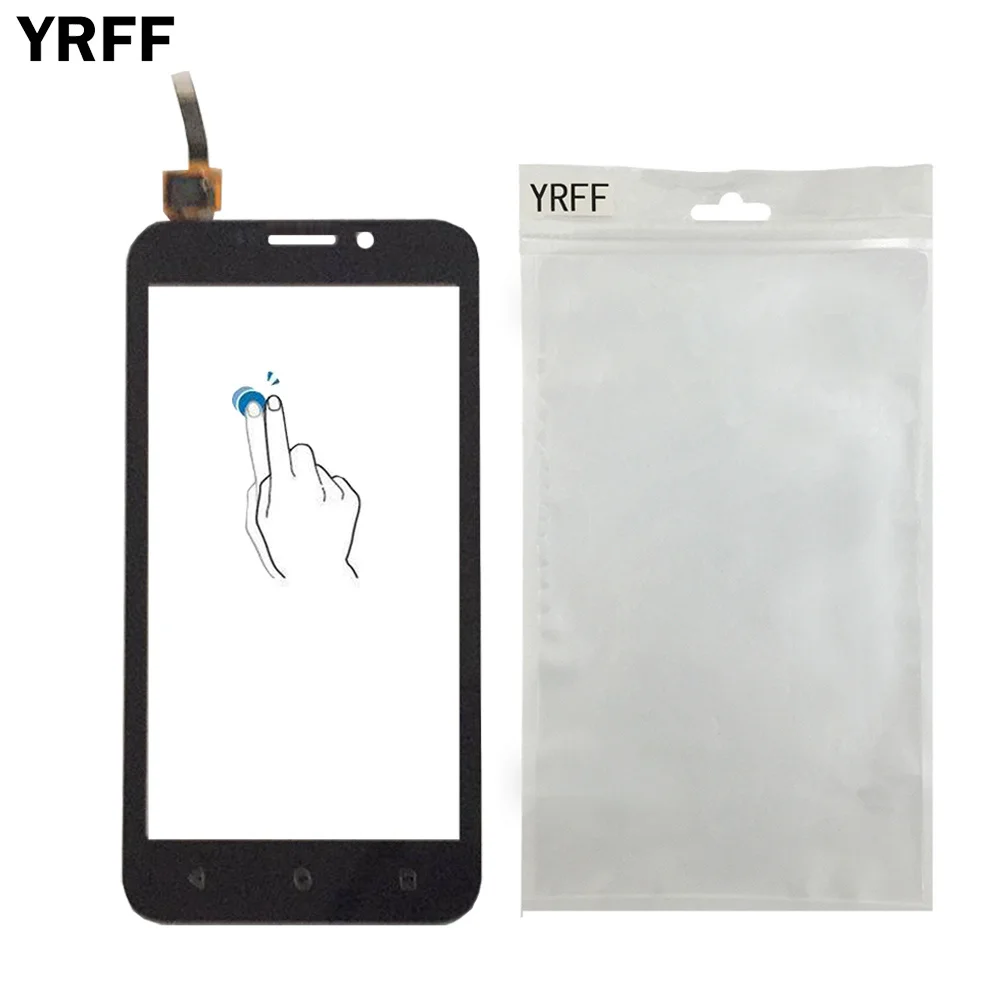 YRFF для Huawei Y541 U02 Y541U02 Y5 Y5c сенсорный экран дигитайзер Переднее стекло объектив