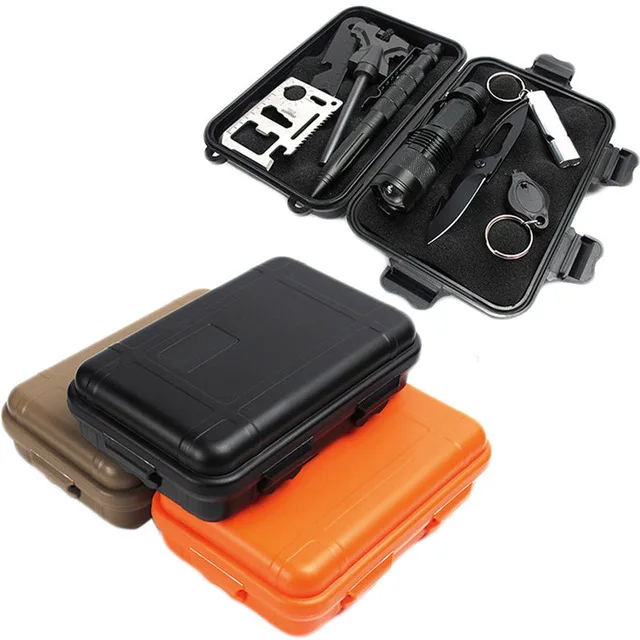 

Storage Trunk waterproof box Airtight seal case outdoor camp fish bushcraft survive container carry travel kit EDC gear kayak