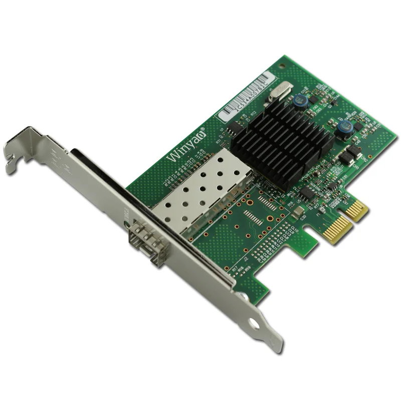 1 Порты и разъёмы fiber Channel платы NIC pci-e x1 адаптер Gigabit Ethernet jl82576eb Чипсет