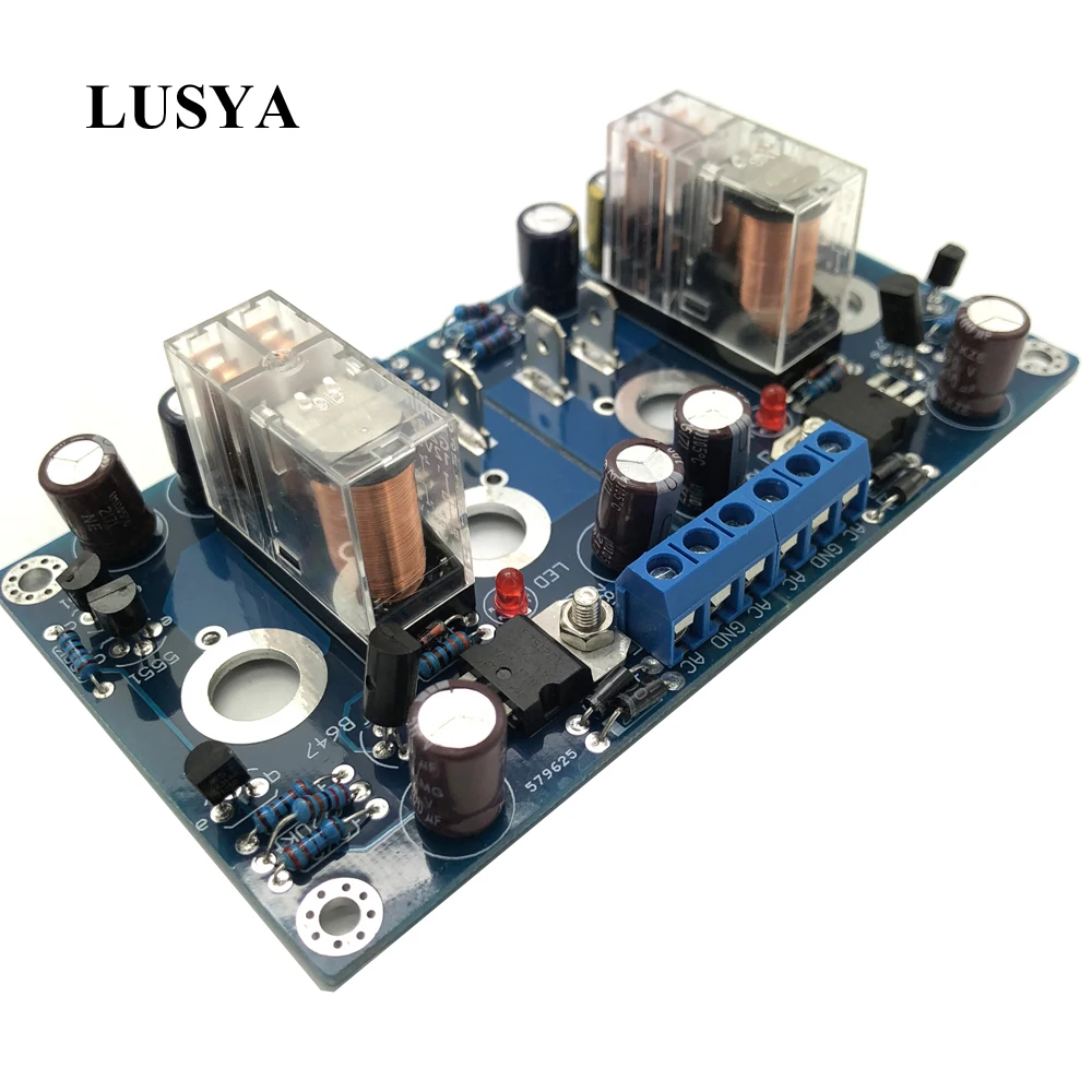 

Lusya HiFi amplifier speaker protection finished board with Omron relay support BTL G1-007