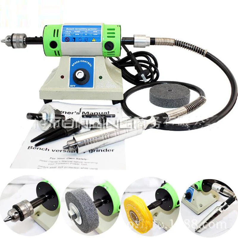 Multi-function Electric Polishing Engraving Machine Diy Manual Table Grinder Woodworking Tool H999 | Инструменты