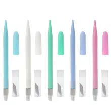 Резьба нож ручка инструменты Нескользящая ручка с 12 шт стальные лезвия, Ремесло скульптура