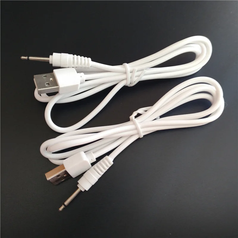 1m 2.5 USB USB2.5 Mono audio line USB 2.0 to DC 2.5mm elbow 2A charging