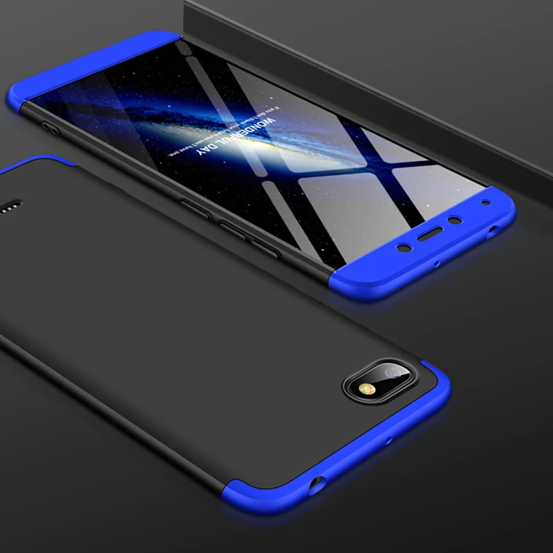 360 Full Cover For Xiaomi Redmi 6 Pro S2Y2 Note5 Luxury Hard Plastic Matte Case For Redmi 4X 5A Y1 5Plus Funda + Tempered Glass (4)