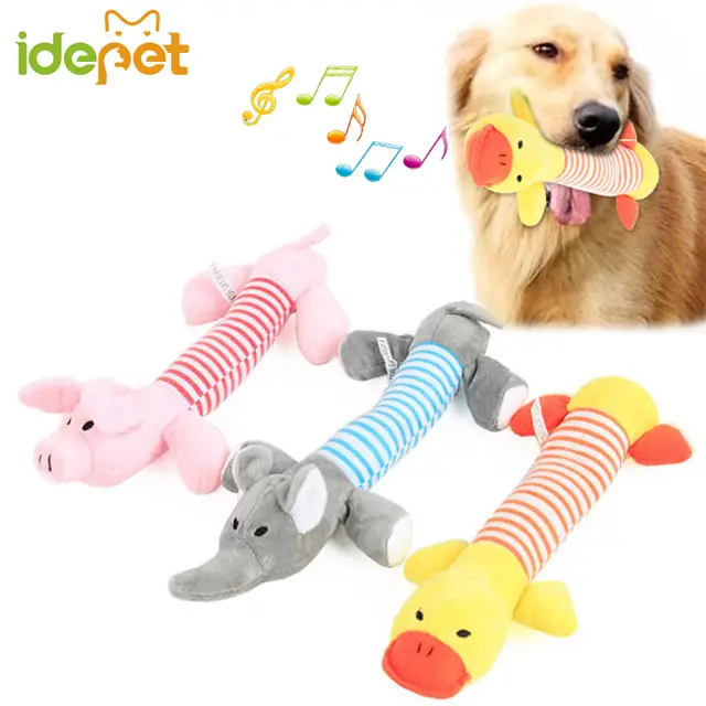 176 37 De Réductionjouet De Chien Drôle Son Couineur Pour Chien Canard Cochon éléphant En Peluche Durable Chiens à Mâcher Jouet Poupées Animaux