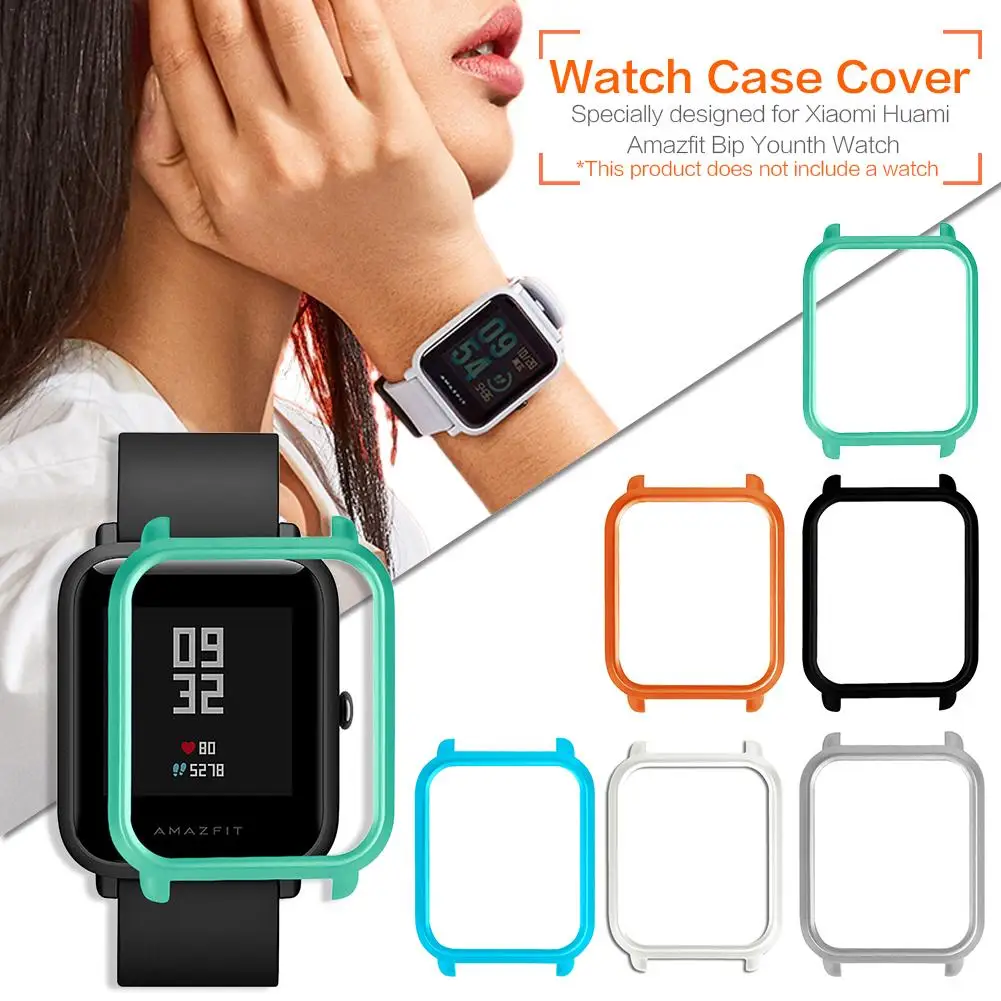 Рамка для часов Amazfit Bip Youth защитный чехол умных тонкий цветной ПК Защитный Xiaomi