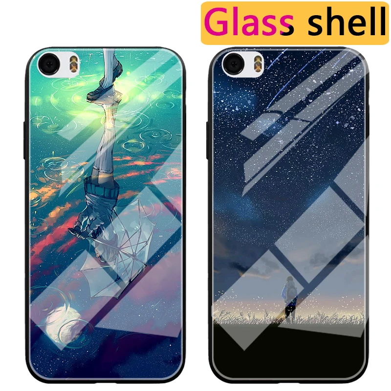 

Abstract Space Glass Case For XiaoMi Mi 5 5S Plus 5X A1 6 6X A2 Lite Sky Phone Case For Xiaomi Mi Max 2 3 / Note 3 Back Cover
