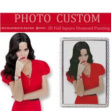 5D DIY алмаз для алмазной вышивки мозаика полный круговой горный хрусталь фото на заказ Алмазная вышивка крестиком на рисунке, домашний декор