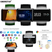 2." Большой Экран Android 5.1 IOS SmartWatch двухъядерный Камера WI-FI 3G SIM GPS музыка видеовызова Смарт-часы nano SIM