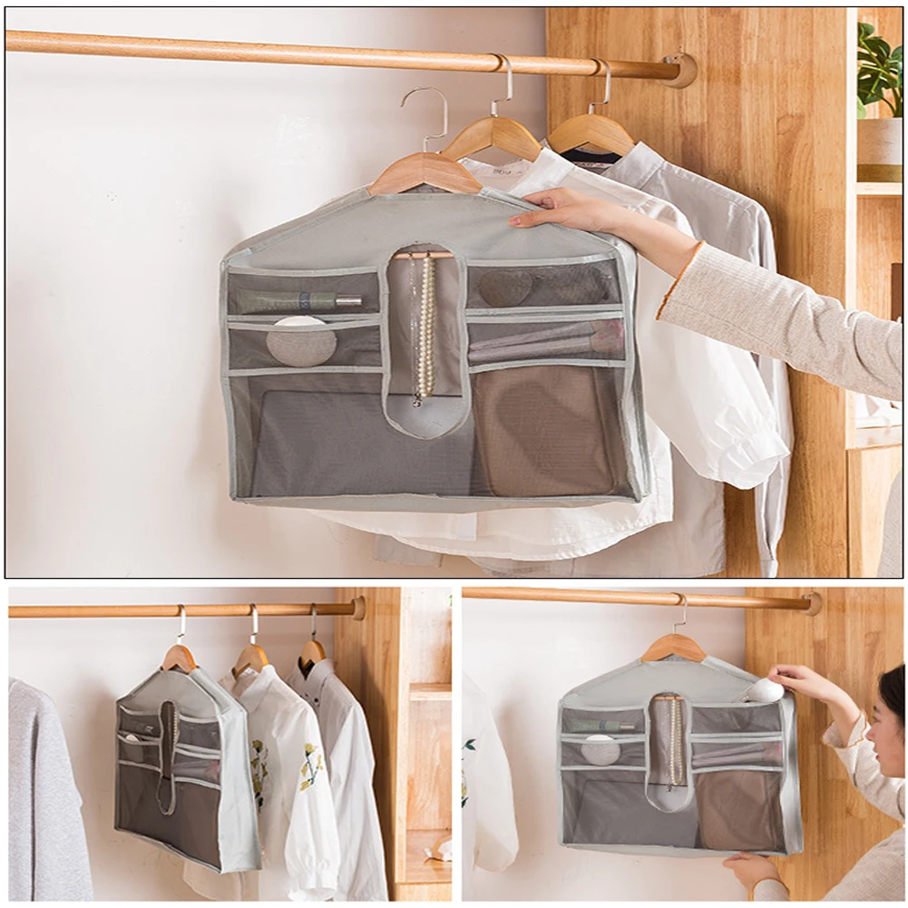 Pokich ткань полиэстер подвесной шкаф для хранения шкаф Органайзер Ткань сумка складной Домашний Органайзер для гардероба