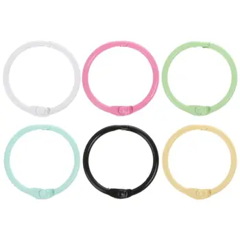 

10pcs Metal Loose Leaf Binder Ring Book Hoops DIY Albums School Office Supplies Craft