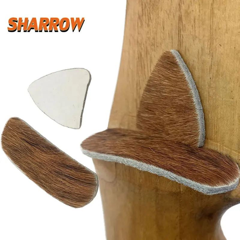 

1 Combo Leather Arrow Rest Slient Plate Traditional Recurve Bow Longbow Archery Bow Arrow Rest Wood Bow
