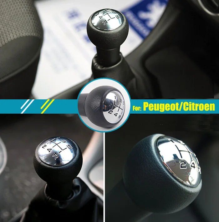 Аксессуары подходят для Peugeot Citroen ручка переключения передач 106 206 306 307 308 C2 C4 Saxo VTS
