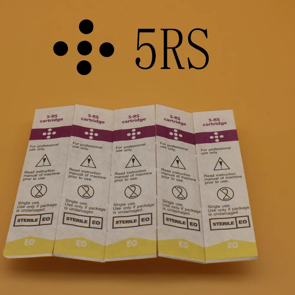 

10pcs/box Sterilized Cartridge Needles 600D-G 5RS Eyebrow Tattoo Needles Tips for Permanent Makeup Pen Machine Eyebrow Lip