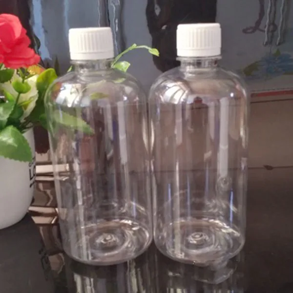 10 шт. 500 мл прозрачная пластиковая лабораторная печать реагент бутылка химический Выпускной образец бутылки