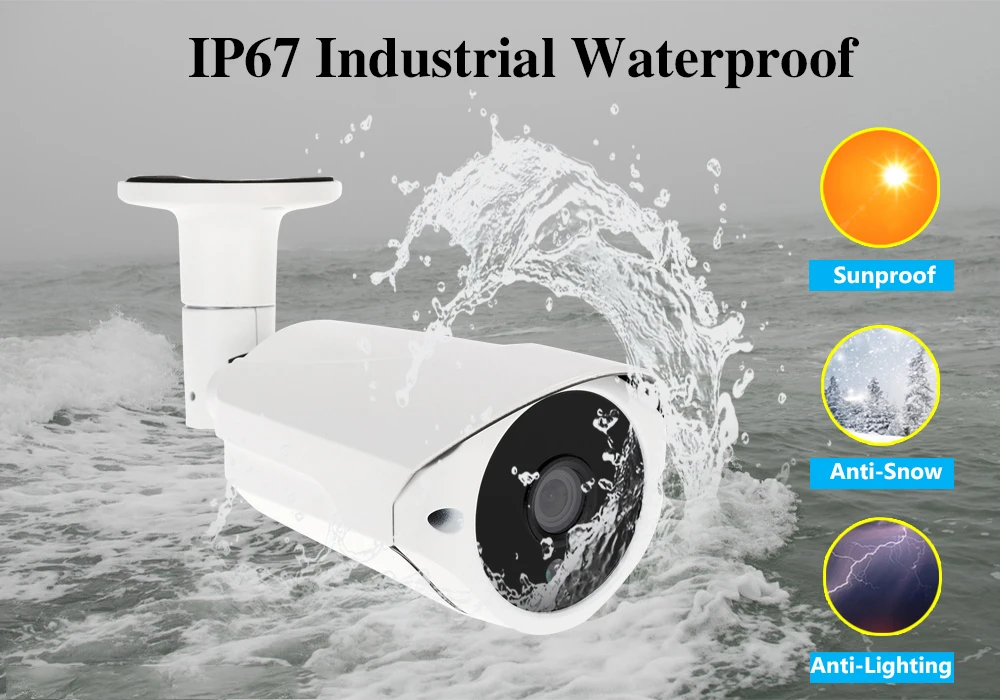  16CH 5.0MP AHD DVR CCTV System 4MP IR visión nocturna interior Cámara al aire libre hogar seguridad