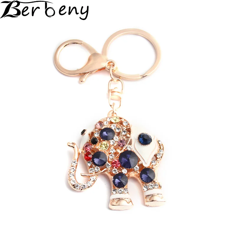 Berbeny новые модные ювелирные изделия в животном стиле милый слон брелок сплав