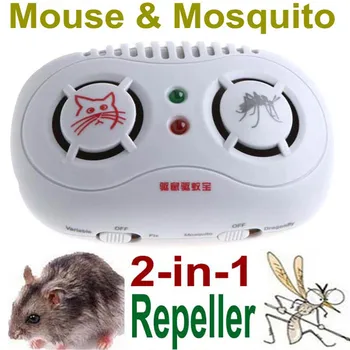 

electric ultrasonic repellent pest mosquito repeller Fly cockroach rodent reject control moles mice Mouse Trap Indoor Repeller