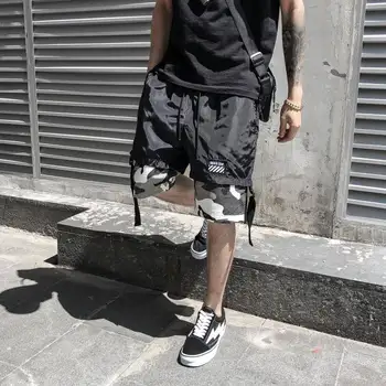 

2019 Hip Hop Shorts Men Summer Hot Sale Work Short Pants Cool Camouflage Slim Fit Shorts Trousers Fashion Mens Cargo Shorts Men