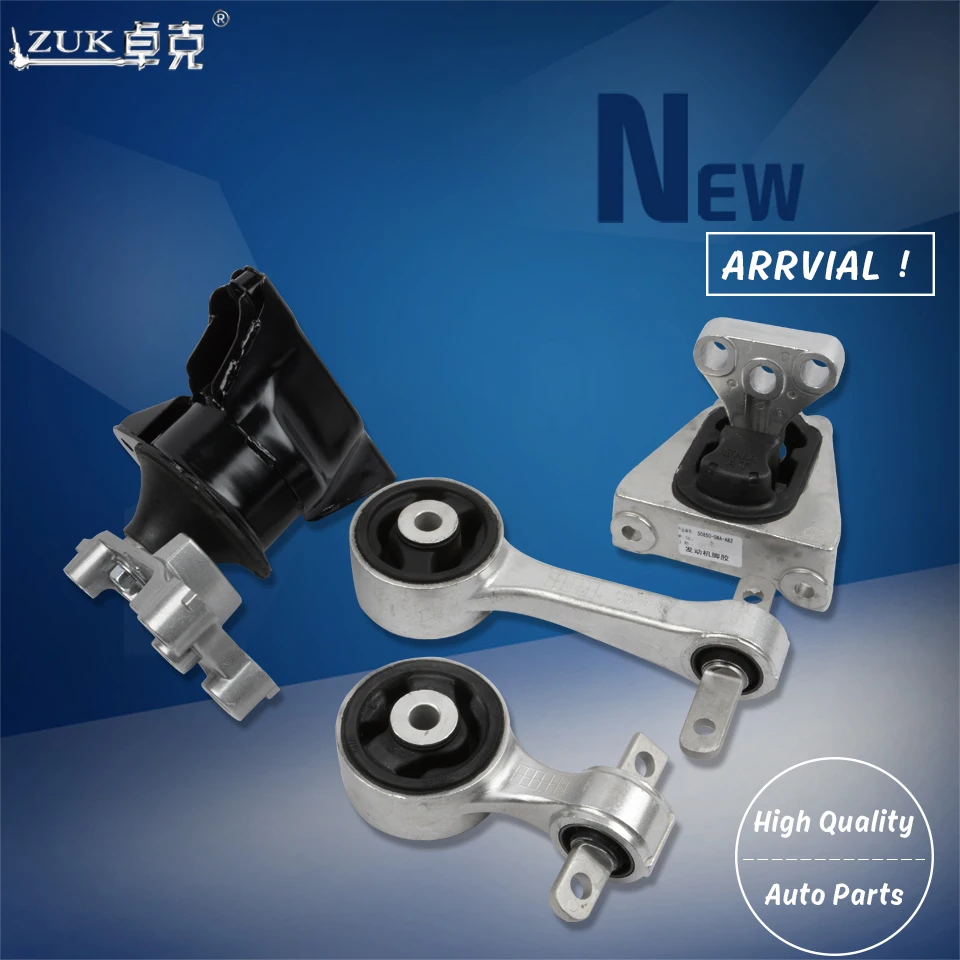 

ZUK 4PCS/Set Engine Rubber Mounting Transmission Mounting For HONDA CIVIC FA1 2006 2007 2008 2009 2010 2011 1.8L MT Model LHD
