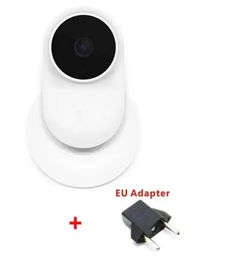 Xiaomi Mijia Smart IP камера 1080P 130 градусов Wifi беспроводной монитор 10 м ночного видения Интеллектуальное обнаружение AI humanoid H32 - Цвет: Add EU plug