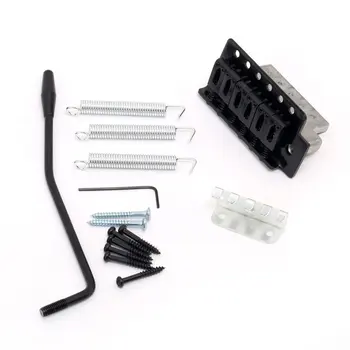 

XFDZ Licensed Guitar Tremolo Bridge System Set for Stratocaster Squier Electric Guitar Replacement, Black
