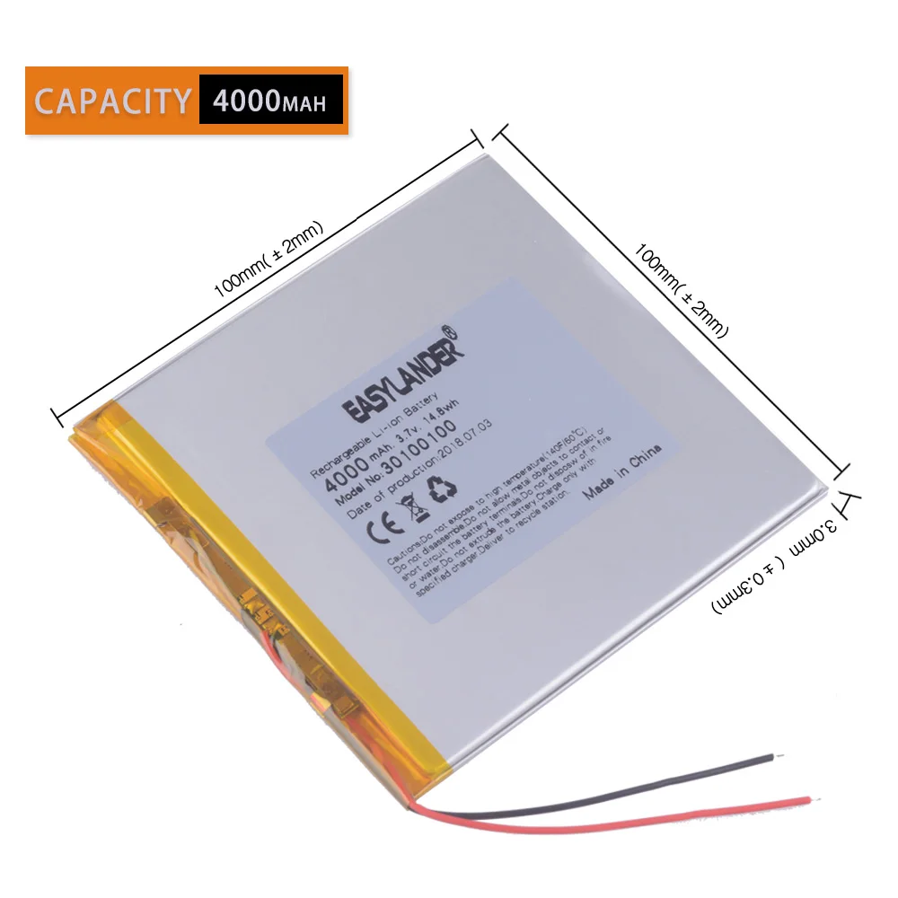 

30100100 For Digma irbis texet prestigio Battery for Cube T8/Cube Talk 8X/Cube iWork8 Air Tablet Battery inner 3.7V Polymer