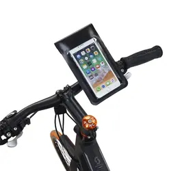 Универсальный сенсорный водонепроницаемый велосипедный велосипед руль велосипеда велик 6.5in Мобильный телефон крепление чехол для