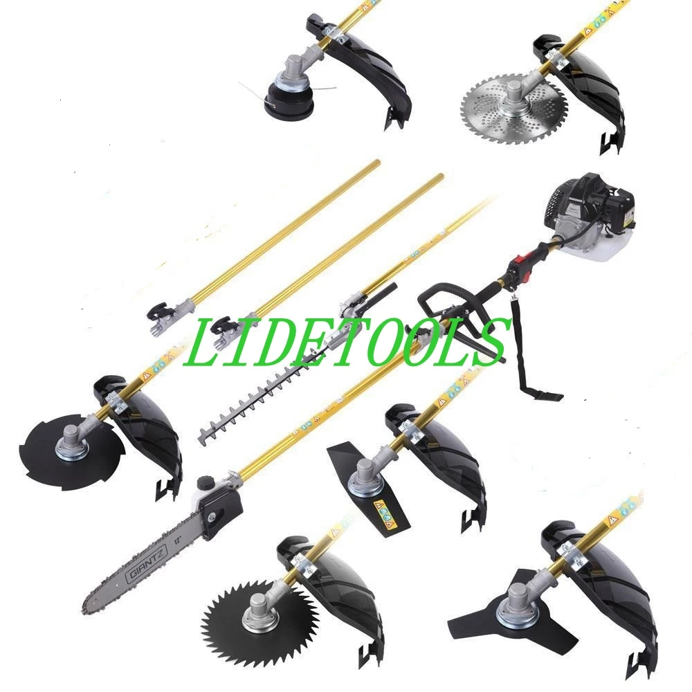8 in 1 Multi Gasoline garden brush cutter,chain saw,pole trimmerin