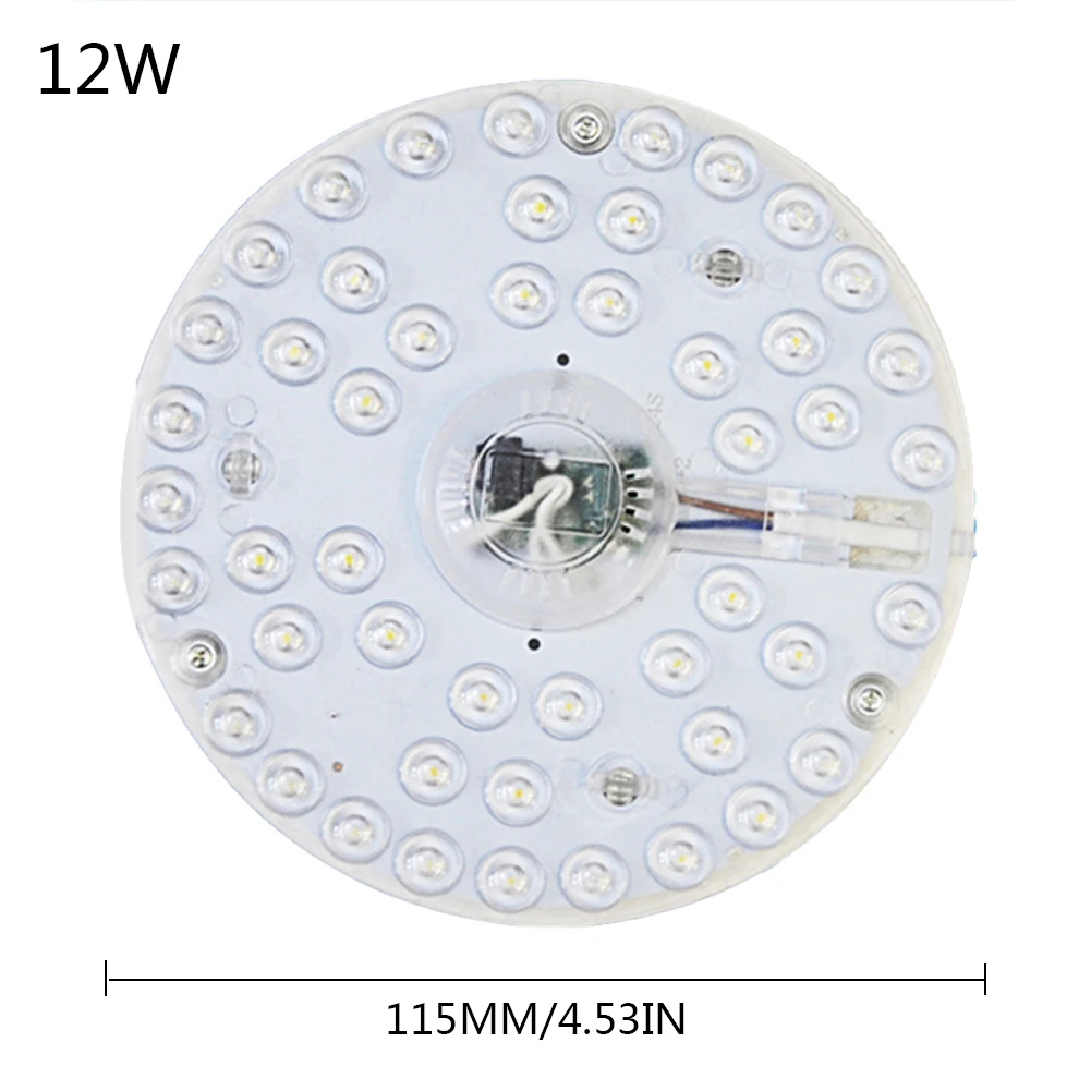 220 В светодиодный потолочный светильник, Модифицированная лампа, Круглый модульный светильник, источник 5730 светодиодный ночник, 500лм 12 Вт для спальни