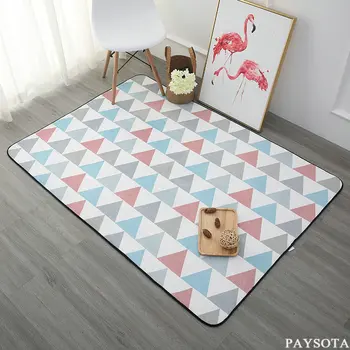 

PAYSOTA Modern Living Room Carpet Bedroom Tea Table Rug Rectangular Mat