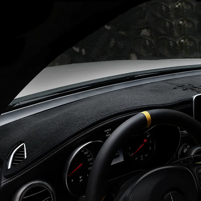 

Car styling dashboard mat cover Dashmats pad fit for GLC GLASS GLC 200 250 260 300 2015-2017 Car accessories