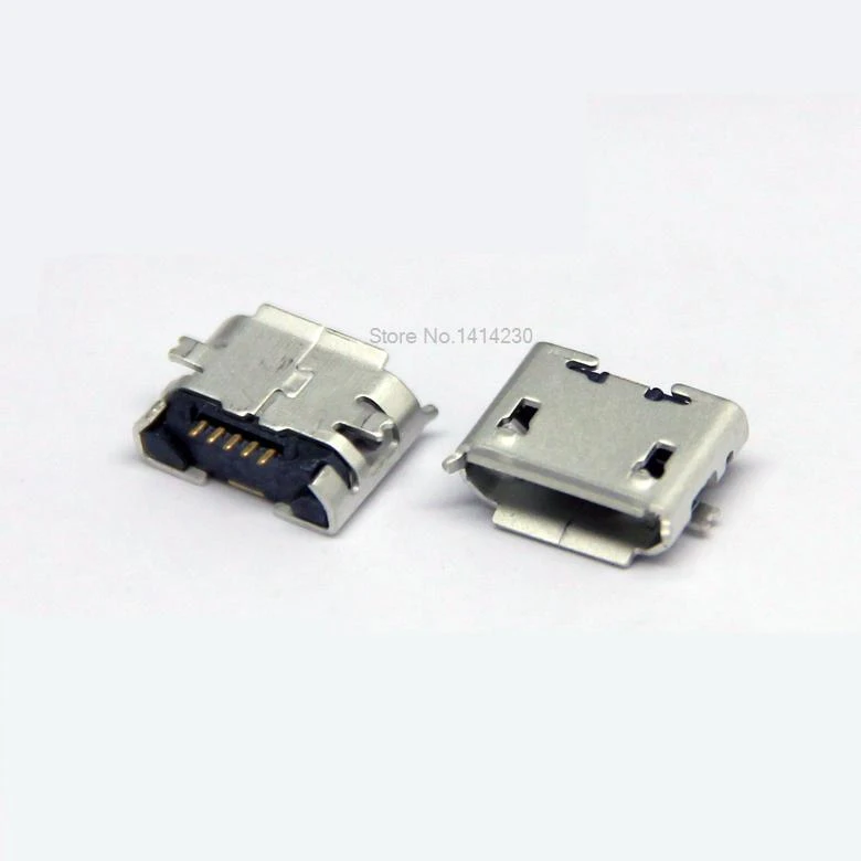 Davitu Micro USB Type B Female 5Pin SMT Socket Jack Connectors Port PCB Board 5Pins 2plug-in Micro USB Connector Tail Charging socket Davitu Micro USB Type B Female 5Pin SMT Socket Jack Connectors Port PCB Board 5Pins 2plug-in Micro USB Connector Tail Charging socket