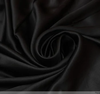 

LEO&LIN Summer Style Silk Fabrics Fabrics Silk Stretch Satin Sand Black Patchwork (1 Meter)
