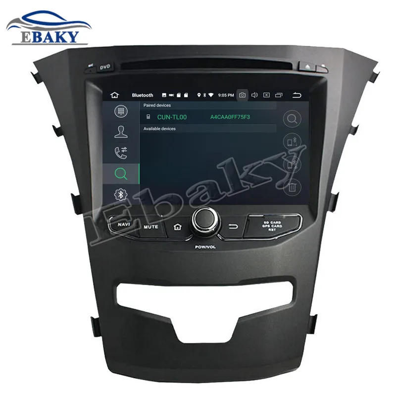 Clearance NaviTopia 7inch 4GB RAM 64GB ROM Octa Core Android 9.0 Car DVD Player For SsangYong Korando 2014/GPS/WIFI 18