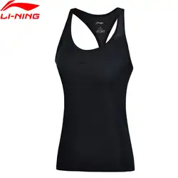 Li-Ning для женщин штаны для бега танк на сухой SMART Regular Fit 100% полиэстер дышащий комфорт подкладка спортивный жилет AVSN026 WBS298