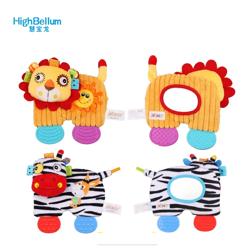 Baby Girl Boy Toys Soft Towel Handkerchief Teether Comfort Appease Playmate Plush Rattles Toy With Magical 2