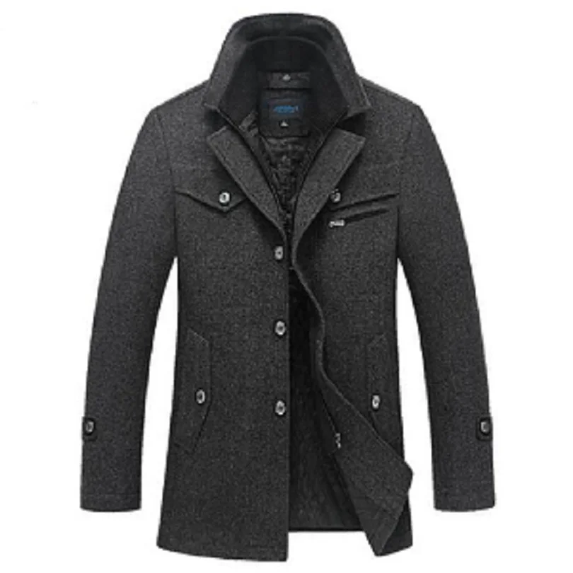 Aliexpress.com : Buy New mens winter wool Coat Men Slim Fit ...