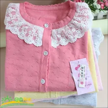 2015 new spring girls sweater coat jacket knitted fashion sweaters kids children clothing lace sweet style 2016 new fashion girls sweaters 3 10years children sweater cartoon sweaters 1673