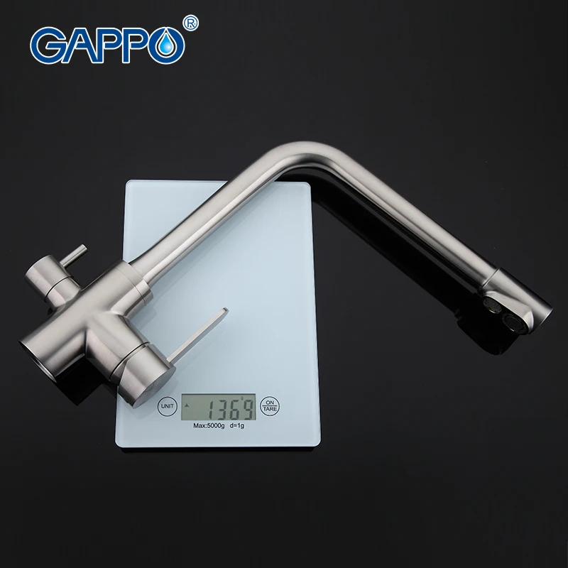 GAPPO kitchen mixer tap kitchen water filter faucet 304 stainless steel kitchen faucet   drinking water kitchen faucets         