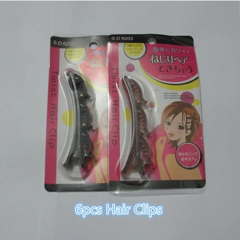 

Korean Accessories Hairpins Volume Plastic Hair Clip Hair Rope Elastic Braider,Twist Curl Head Hairs Styling Clips Hairdresser.