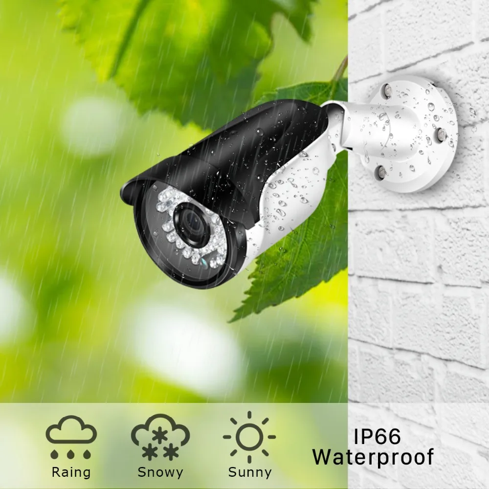 BESDER H.265 ip камера наблюдения 1080P 2MP HI3516E + 1/2.8 ''SONY IMX307 IR LED ночное видение Наружная
