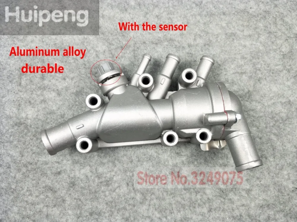 Upgraded aluminium alloy Thermostat Housing For 2003 2008 Ford Fiesta