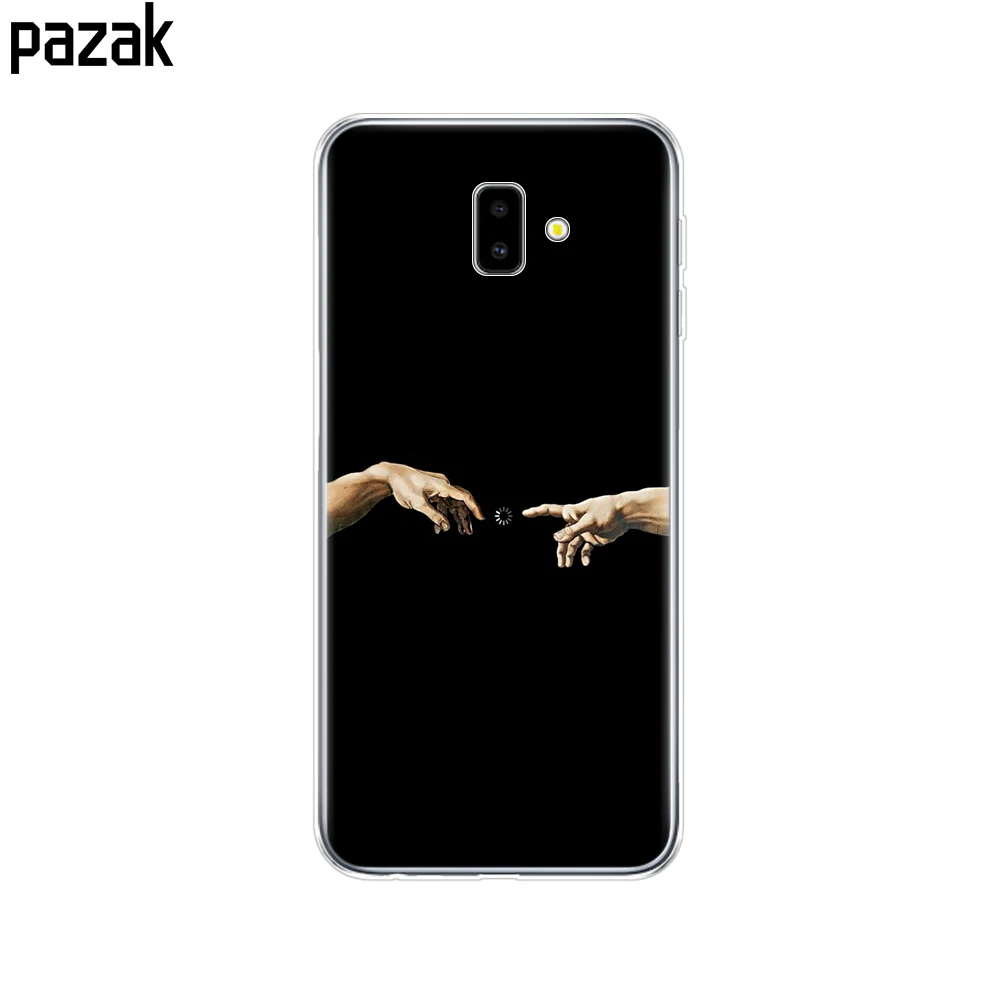 Для samsung J6 J6+ чехол coque мягкий чехол из термополиуретана и силикона для samsung Galaxy J6Plus J 6 Plus J610 J610F Capas противоударный - Цвет: 52406