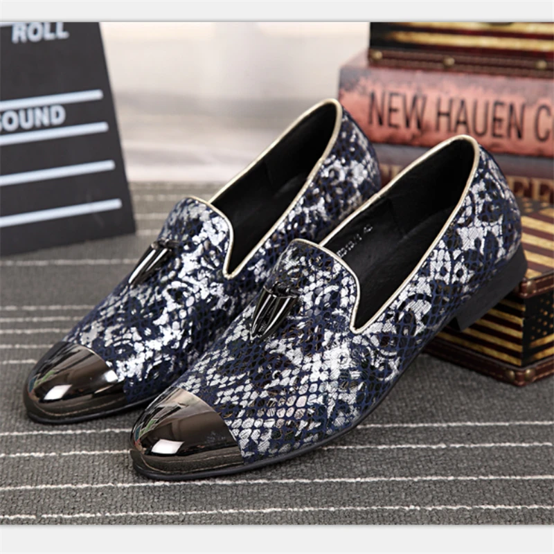 

2017 new gold iron head hot flower mens dress shoes men wedding shoes